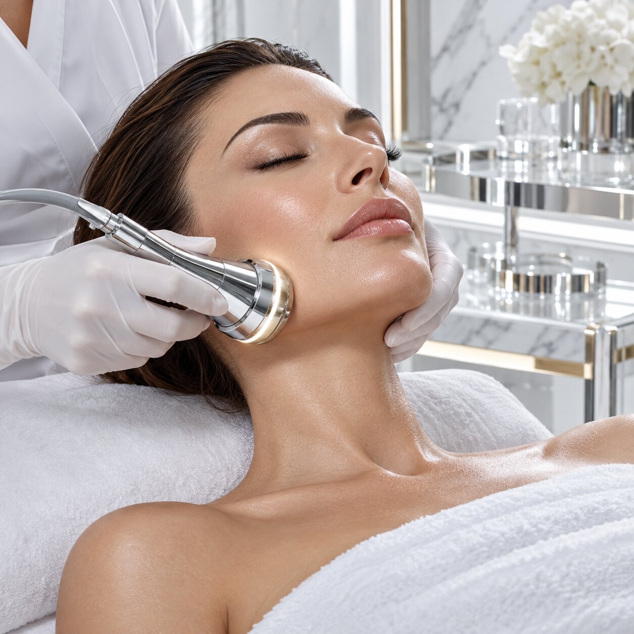 Professional collagen-support treatment
