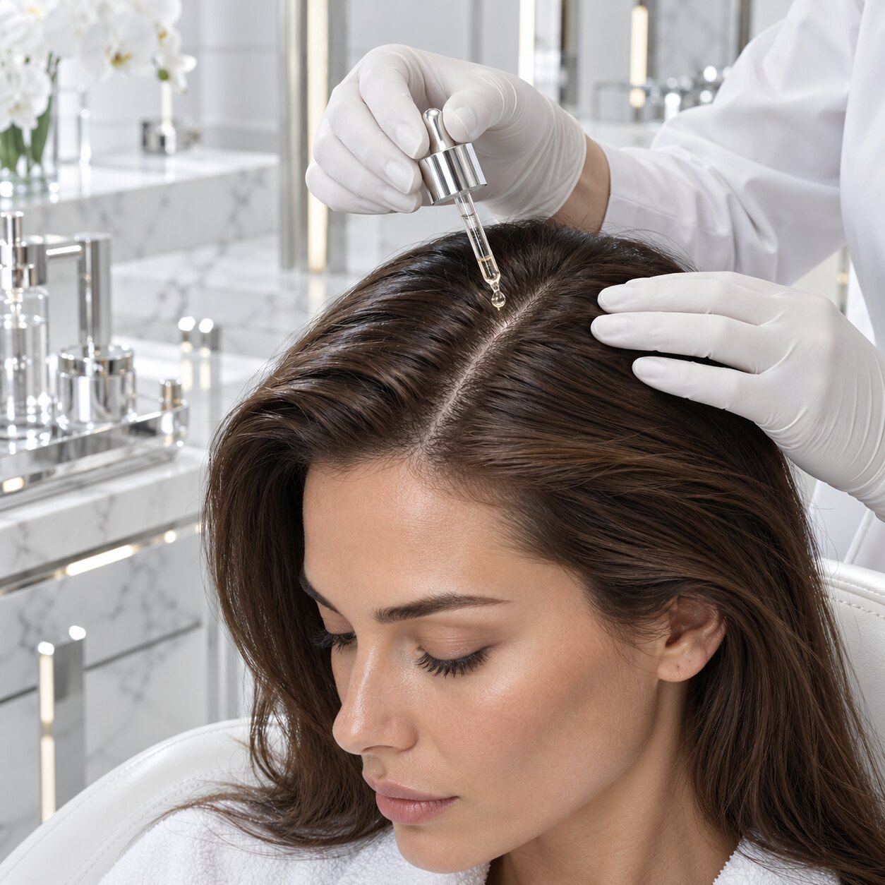 Professional peptide and scalp rejuvenation protocol